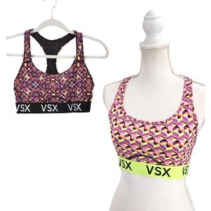 Victorias Secret Sport Womens Size Large Lot of 2 The Player Sports Bra VSX